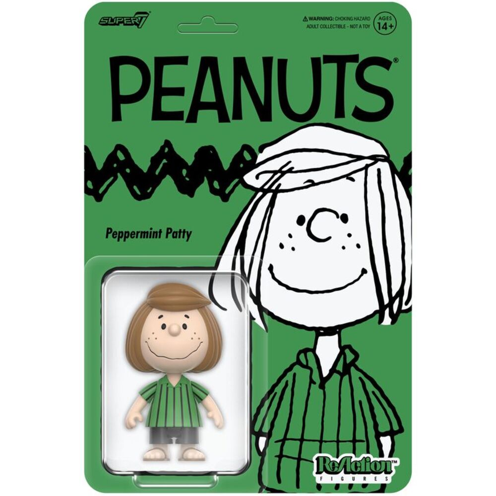 Super7 - Peanuts - ReAction Figures Wv9 - Peppermint Patty  COLLECTIBLES